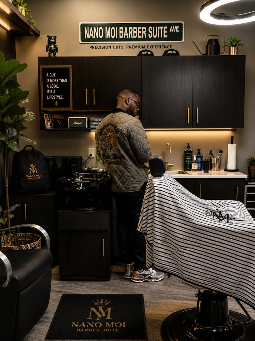 nano moi barber suite east meadow interior
