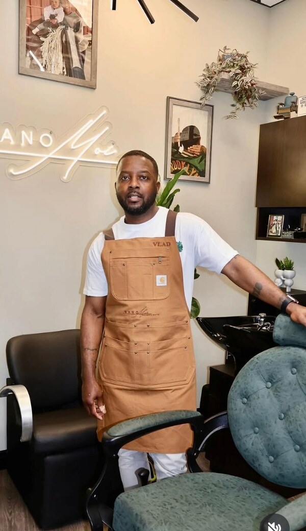 Vlad, master barber and owner of NaNo Moi Barber Suite